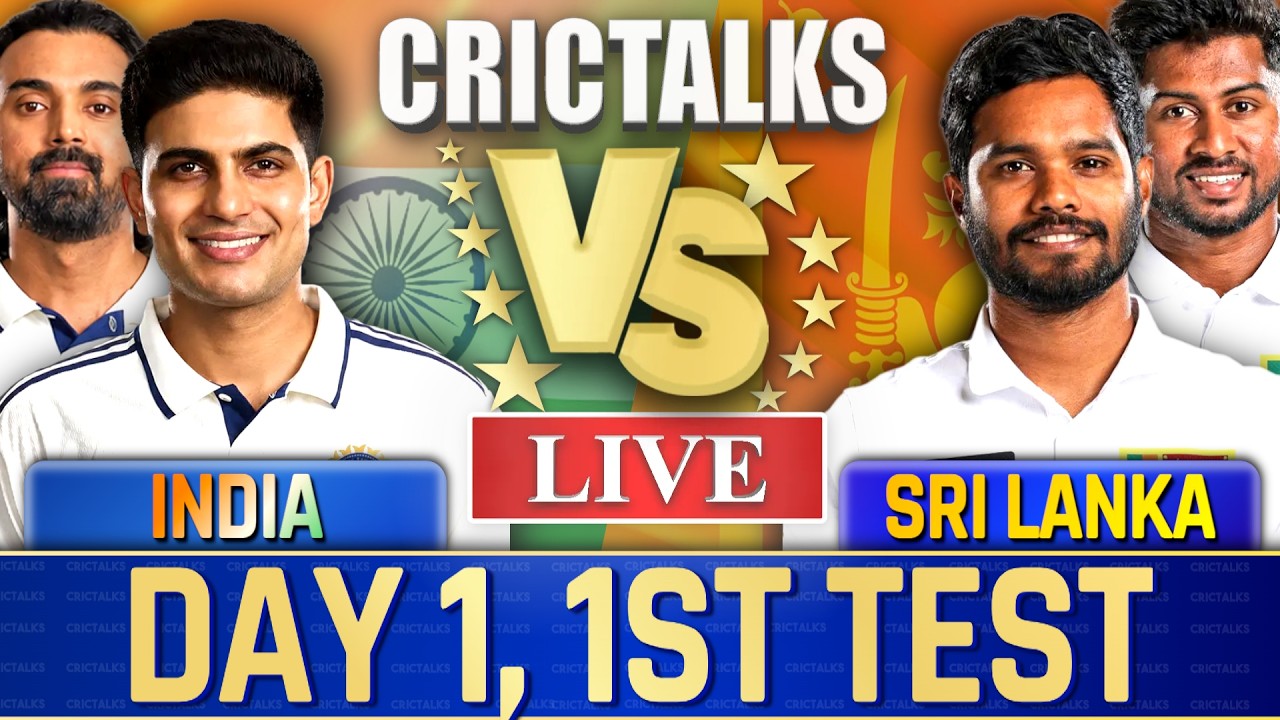 🔴 IND vs SL, Day 1, 1st Test, Live Match Today, Live Cricket Score Commentary, India v Sri Lanka