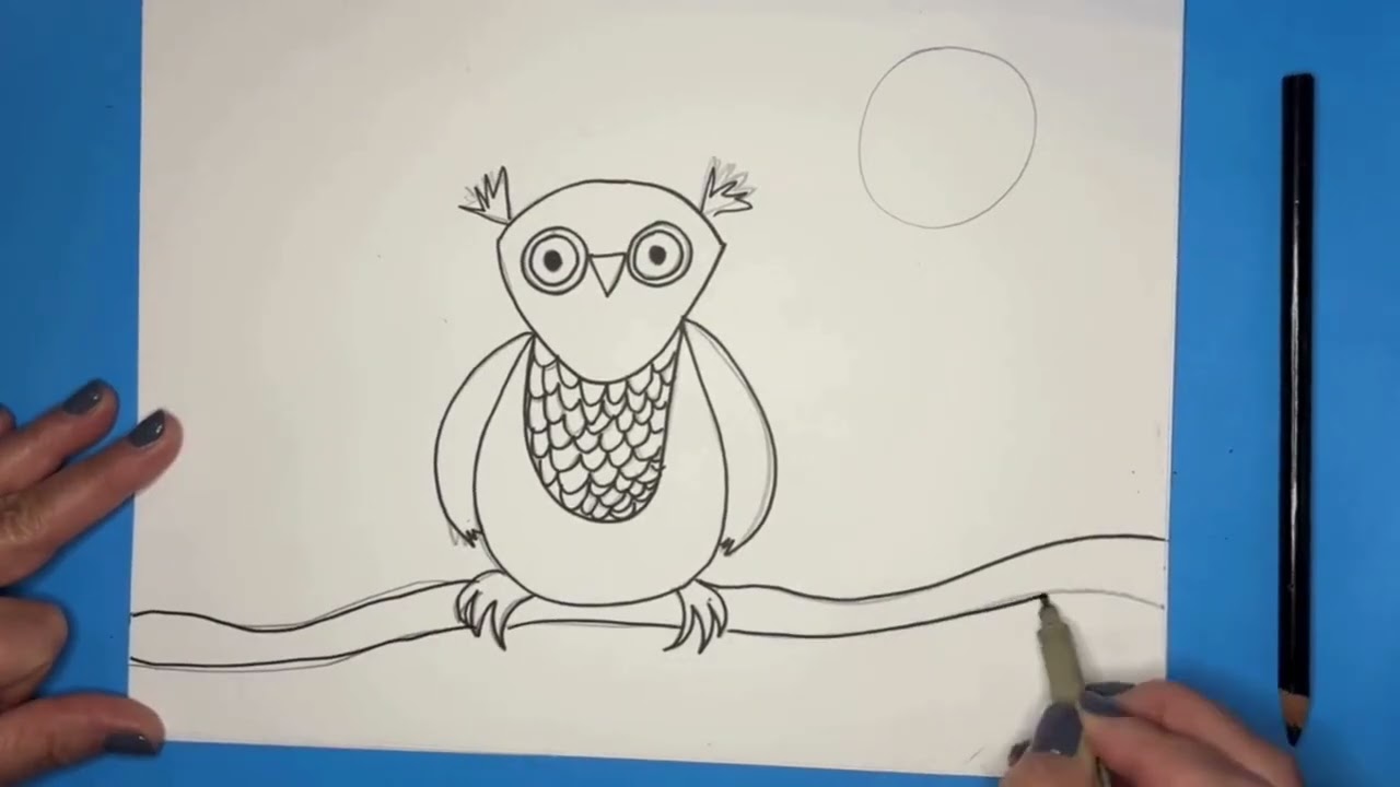 Night Owl: Creative Flow Storybook Read Aloud & Guided Drawing!