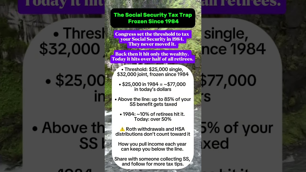 The Social Security Tax Trap Frozen Since 1984 #SocialSecurity #taxes #personalfinance