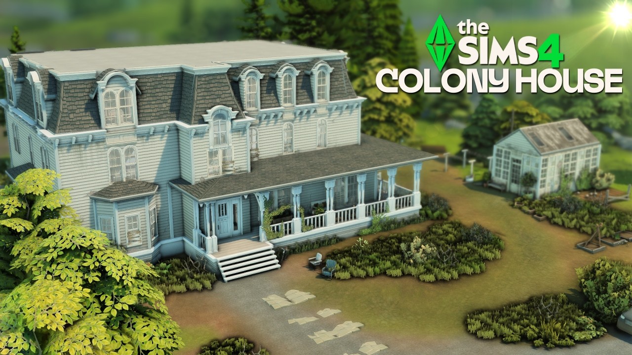 COLONY HOUSE From FROM in The Sims 4 | Part 1: Exterior