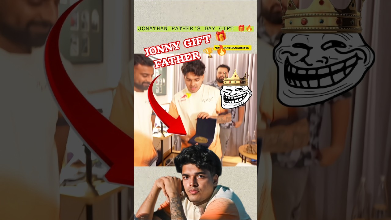 JONATHAN FATHER'S DAY GIFT 🎁🔥@JONATHANGAMINGYT #bgmi #bmps2026 #gaming#esports #fathersday#viral