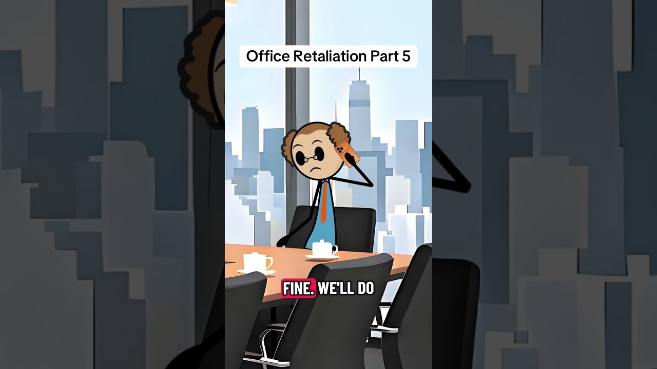 Office Retaliation Part 5#funny #dramatech #drama #comedy #animation #skit