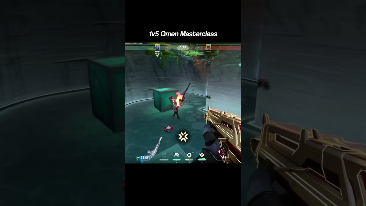 Omen Pulls Off a 500 IQ 1v5 Ace on summit #valorant #valorantclips #valoranthighlights