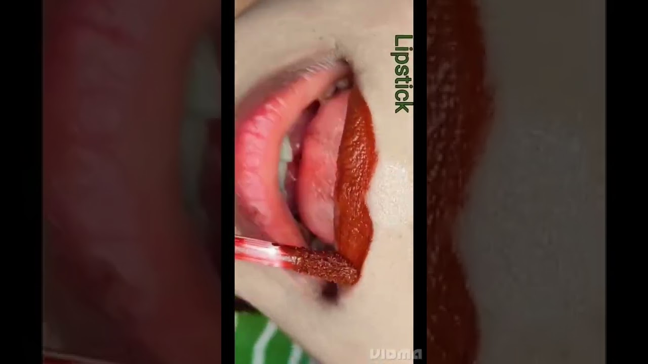 Amazing lipstick art ideas tutorial #shorts #lipstick #ytshort #lips #faundation #fixer #lipstickart