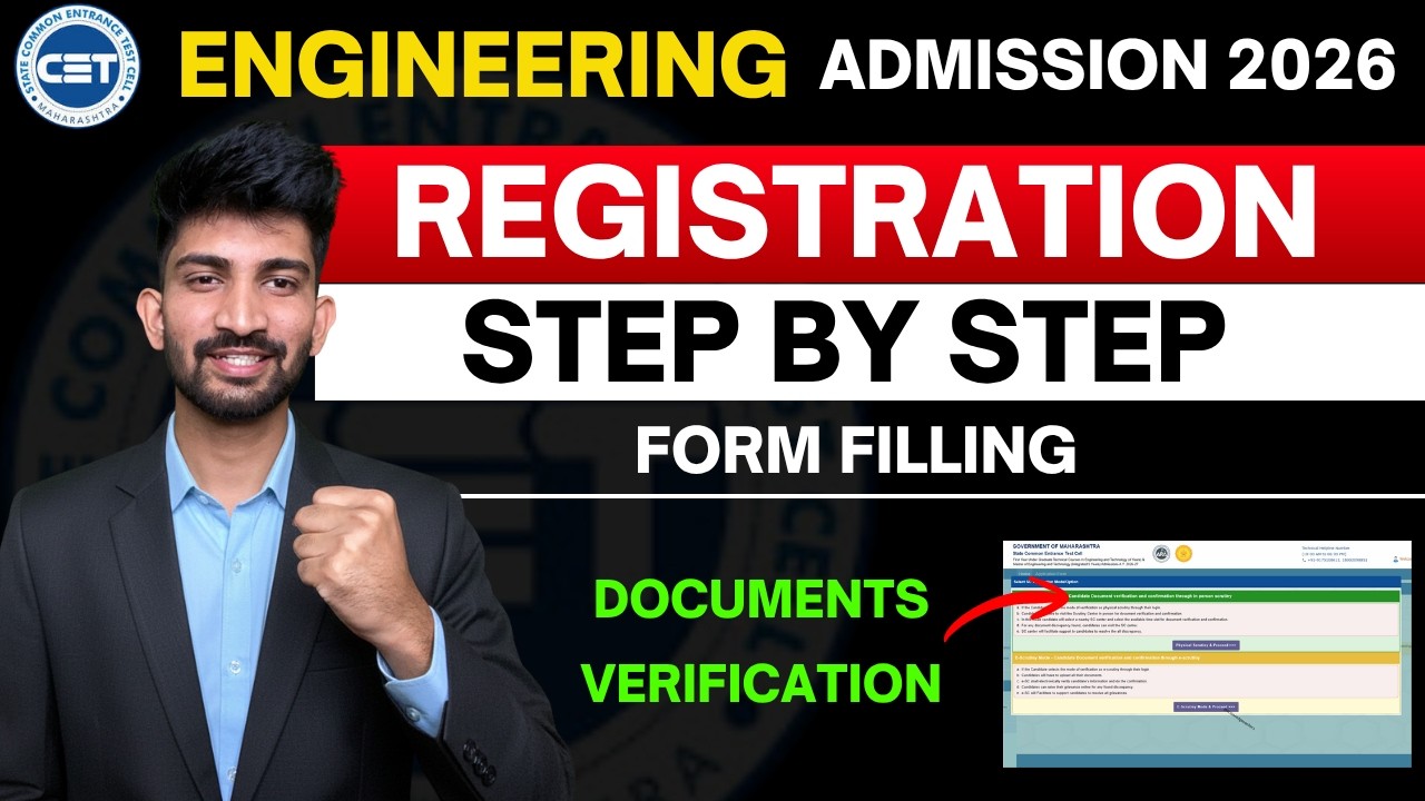 Engineering Registration Form Filling 2026| How to Fill Engineering Registration From 2026