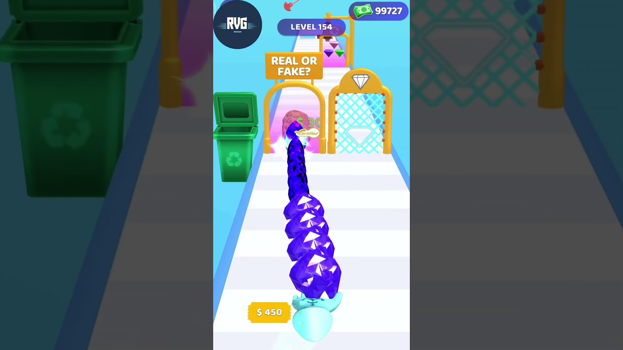 Gems Crafted Runner✨ Game Level 154 New Play Win #shorts #gaming