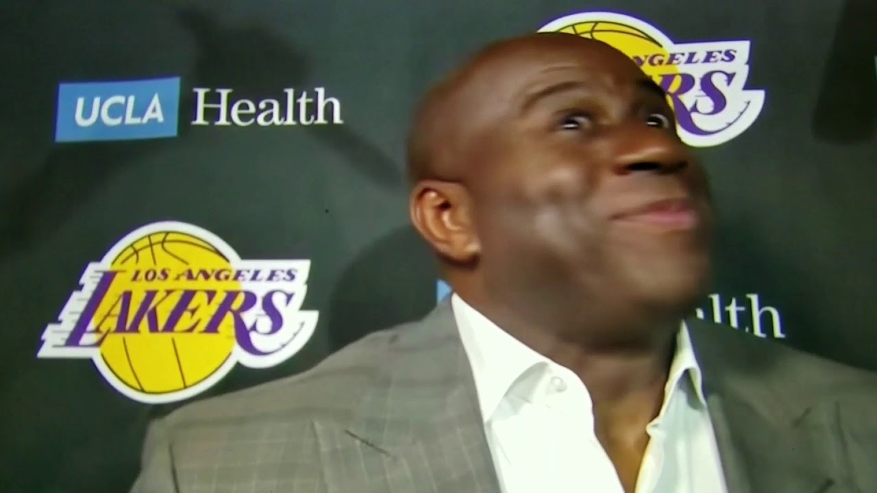 I'm not gonna be here magic johnson