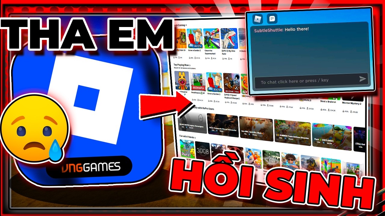 BẢN TIN ROBLOX - TẤT CẢ TRỞ LẠI ROBLOX VNG ĐÃ BIẾT SỢ CHÚNG TA...