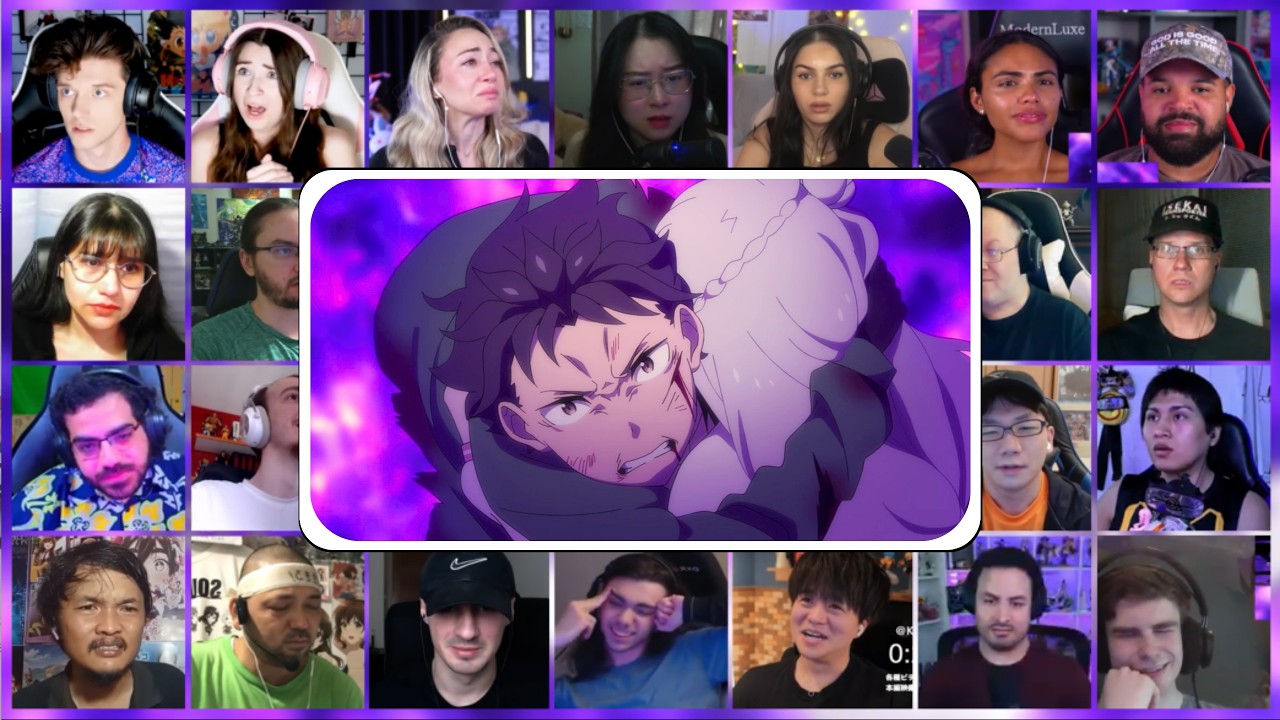 Re:zero Season 4 Episode 11 Mega Reaction Mashup | Re:ゼロから始める異世界生活