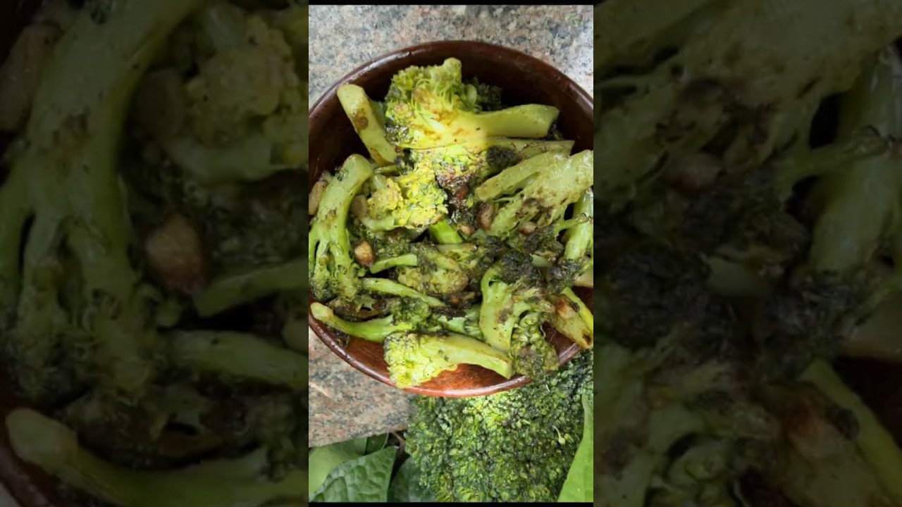 No More Boring Broccoli! Try This Garlic Pepper Broccoli Fry 🥦