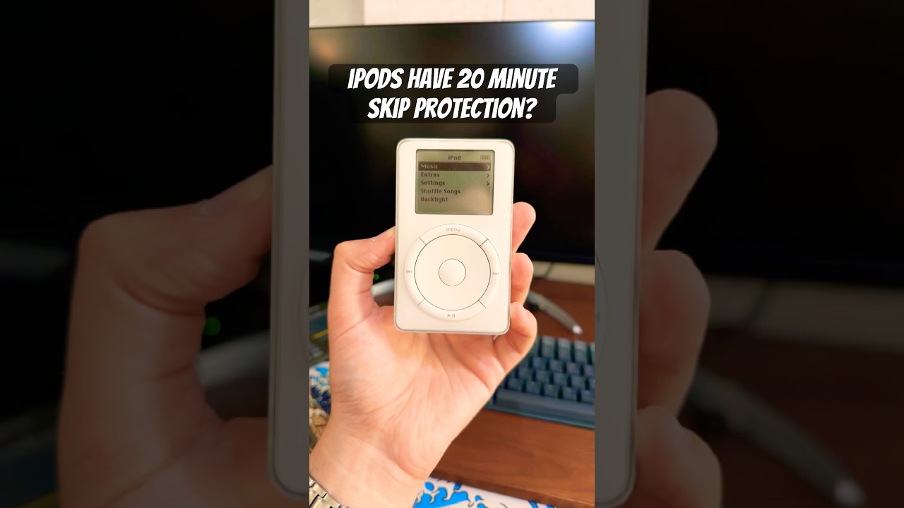 iPods had 20 minute skip protection? @EliteObsolete #apple #ipod #retrotech #applehistory #music