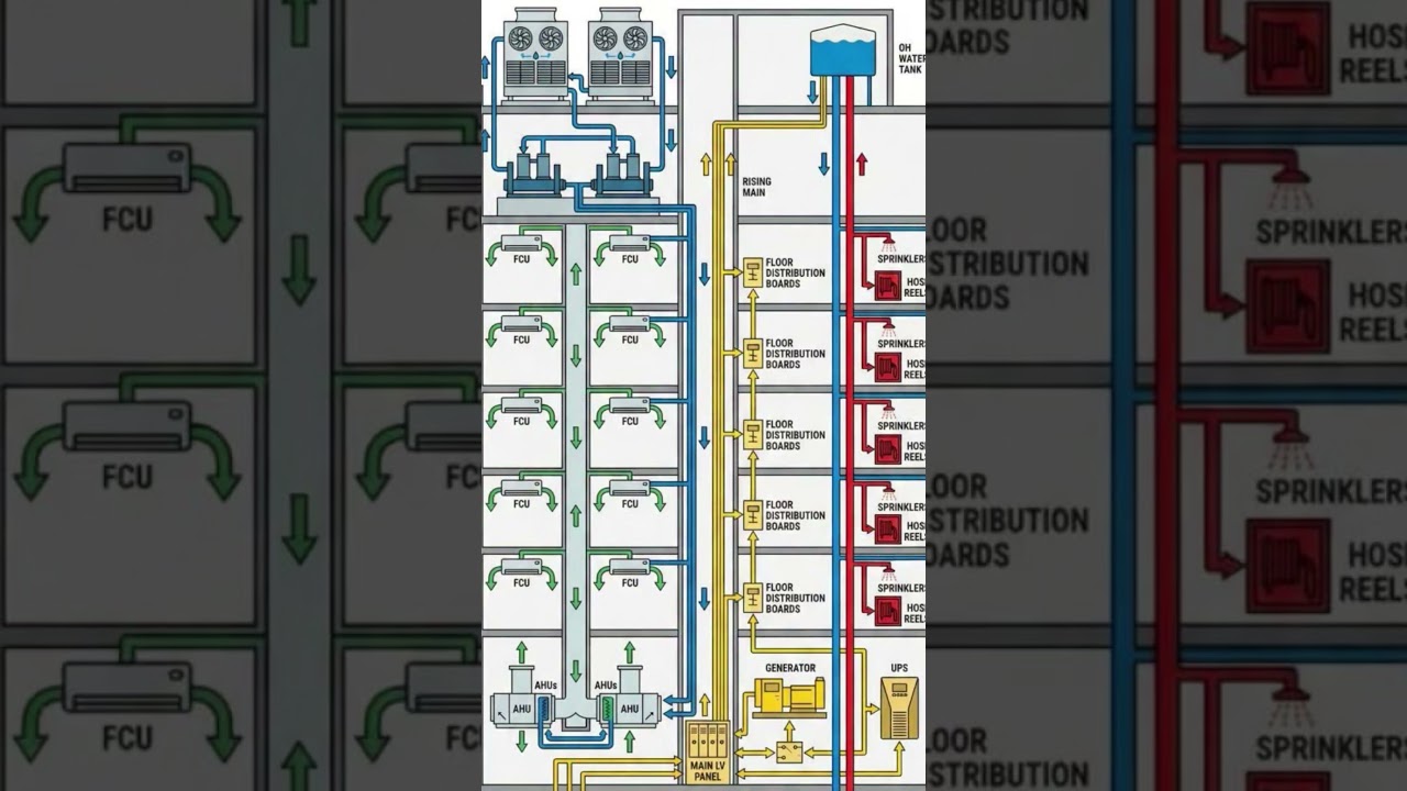 Fire fighting shaft schematic #engineering #automobile #pipelining