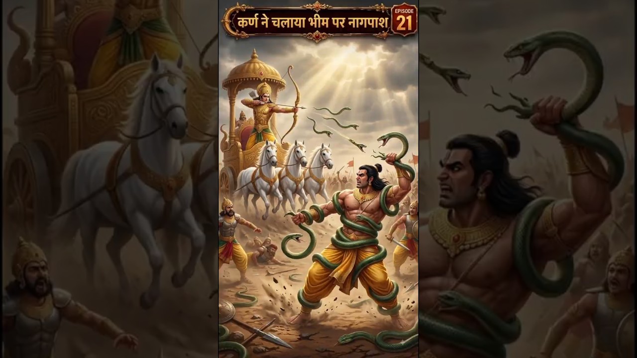 भीम और कर्ण का भयंकर संग्राम ⚔️ | कर्ण ने दिखाया अपना अद्भुत पराक्रम 🤴