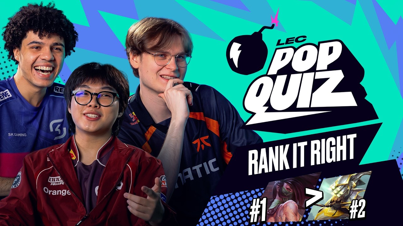 Rank It Right | LEC Pop Quiz Duo | 2026 Spring