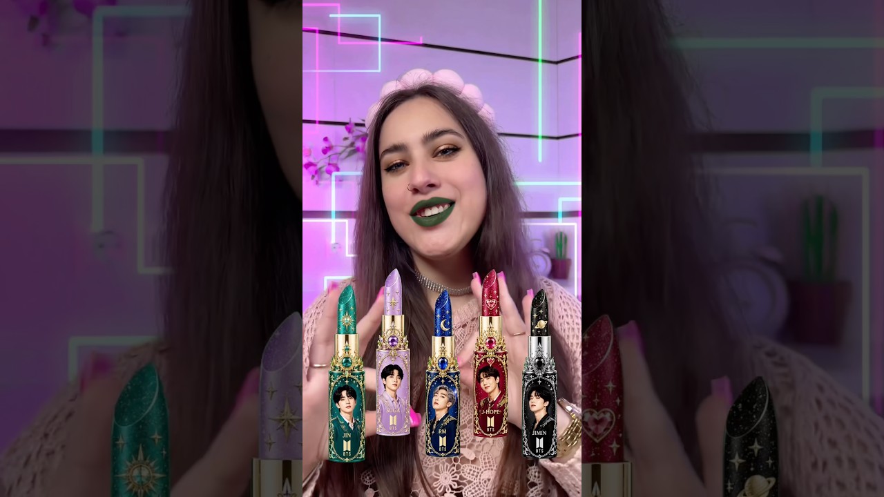 BTS Lipstick Color Check😍💜Which one did you like the most?🫦