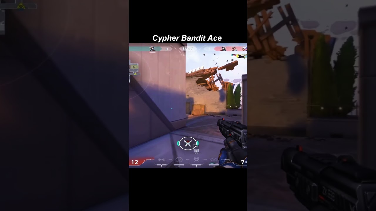 Amazing Cypher Ace with Bandit Vandal | Crisp Aim #valorant #valorantclips #valoranthighlights
