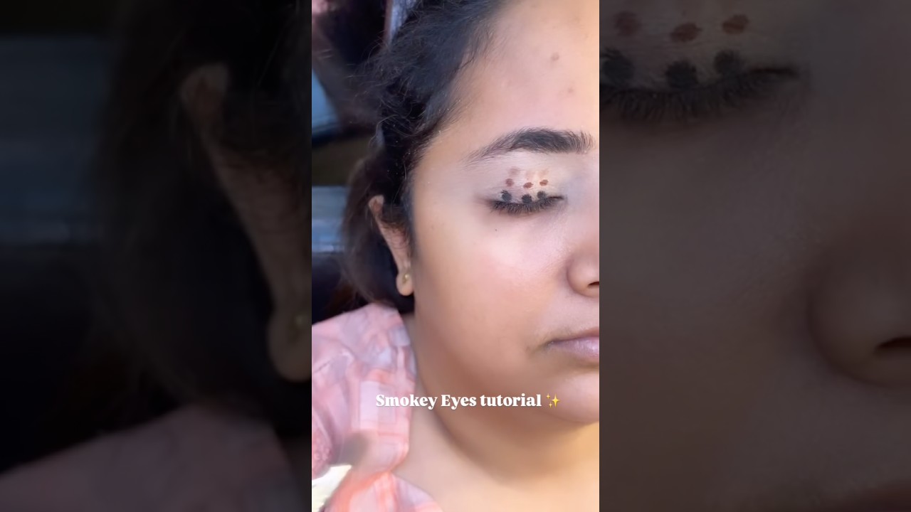 Smokey EyeMakeup tutorials ✨ #viralvideo #makeup #beauty #youtubeshorts #minimakeover #minivlog ✨❤️