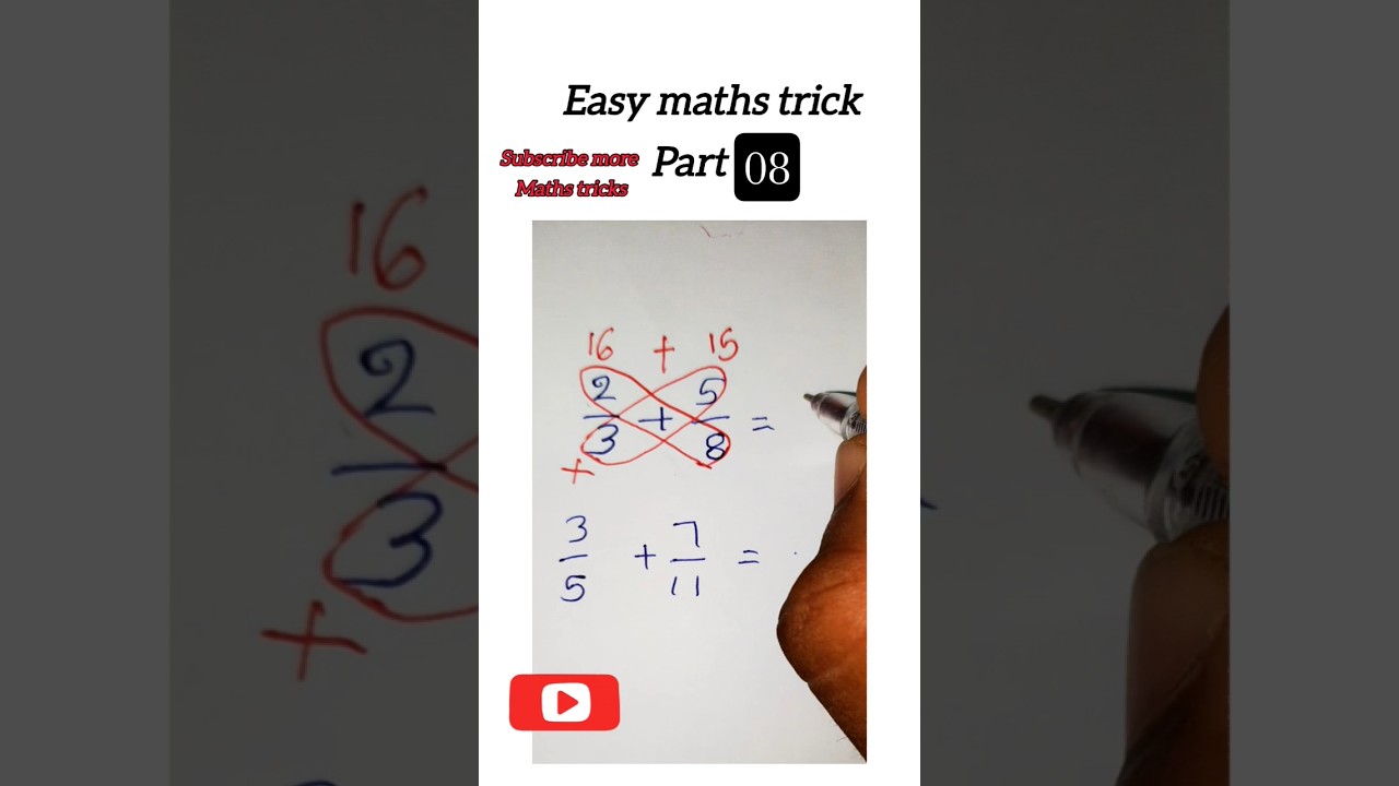 Maths tricks part 08#mathstricks #mathshorts #mathsshortcut