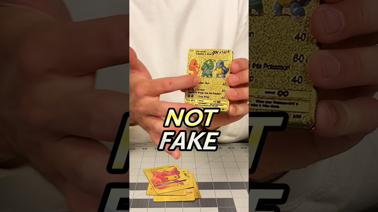 The REALEST Pokémon cards #asmr #shorts