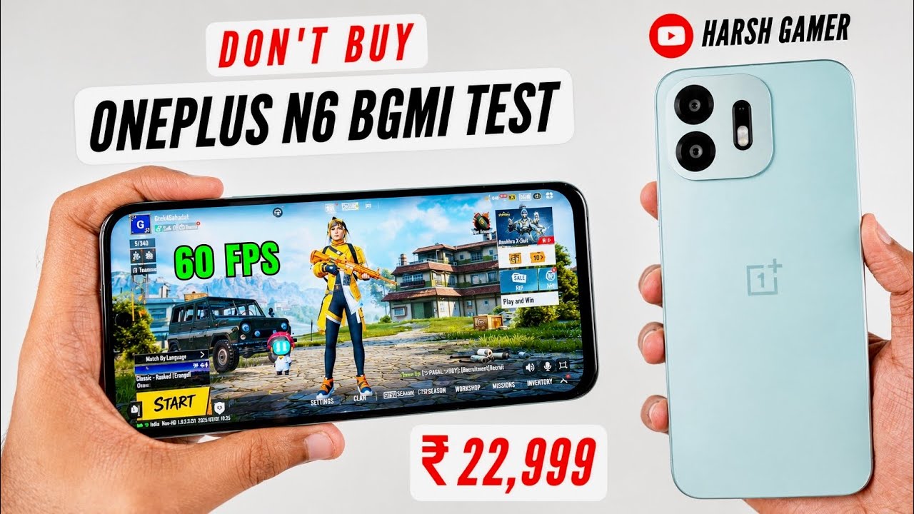OnePlus N6 BGMI Test, Heating & Battery Test | Don’t Buy Before Watch 😳