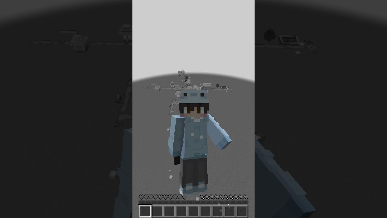 Minecraft pero, cada bloque que piso me hace MAS GRANDE 🤯