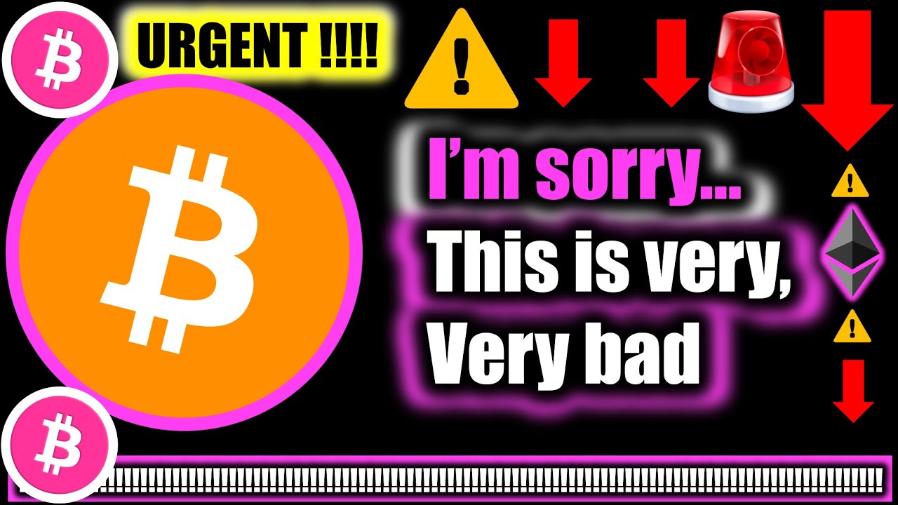 ⚠️*URGENT*⚠️IT'S VERY, VERY BAD FOR BITCOIN!?⚠️Crypto BTC Price Prediction/Cryptocurrency News Today
