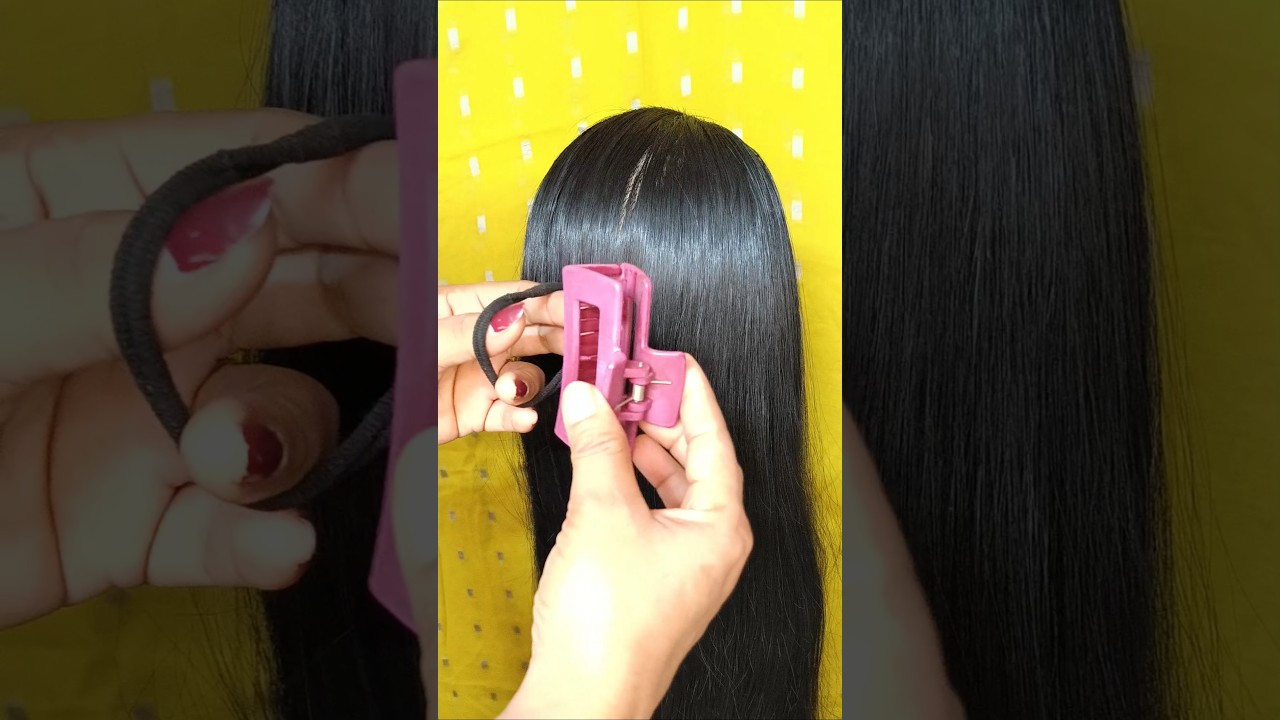 Secret Voluminous Ponytail Hairstyle Hack 😱#ponytail #trendinghairstyle #shortsviral  #youtubeshorts