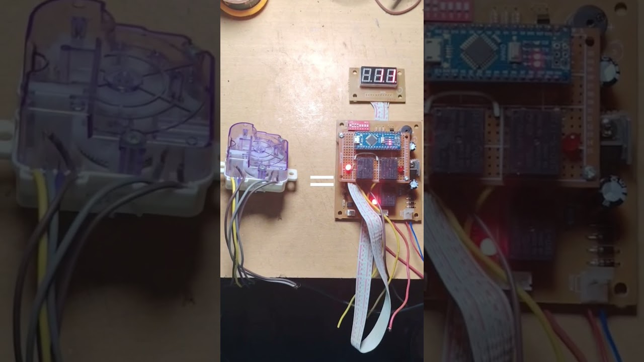 Washing machine timer to DIY TIMER with arduino #washingmachinetimer  #arduinoproject