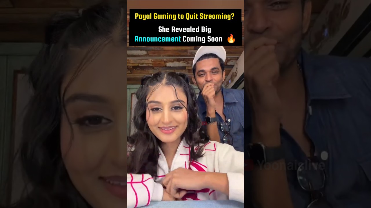 Payal Gaming Quit Streaming 🤯 Payal Gaming New show Revealed😍 #bgmi #esports #gaming #payalgaming