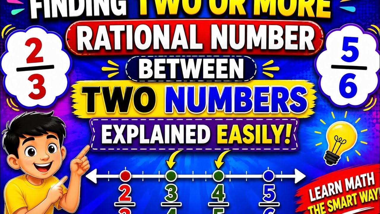 Rational number between two numbers 
