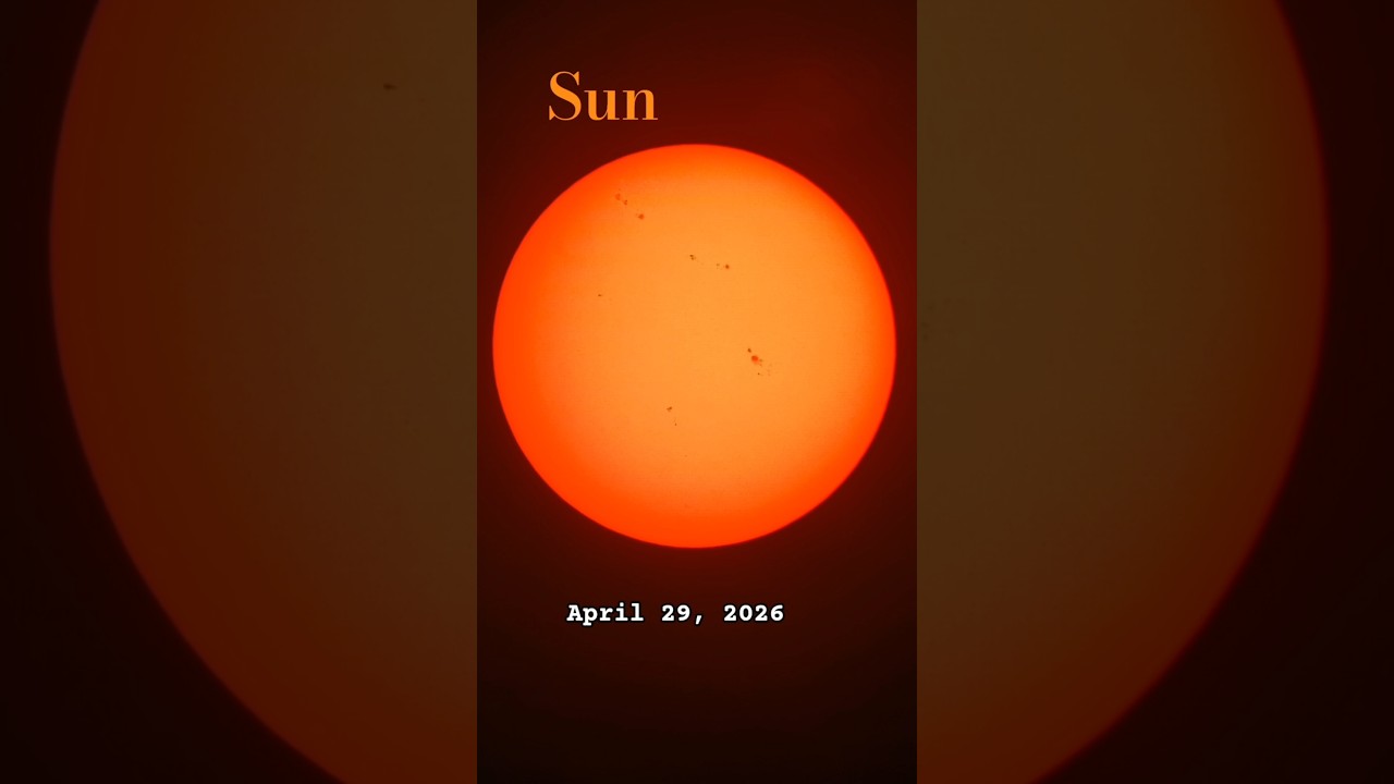 Sun Sunspots Astronomy #space #sun #telescope #solarimaging #sunset