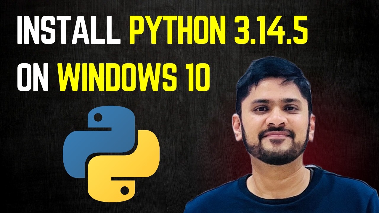 How to install Python 3.14.5 on Windows 10