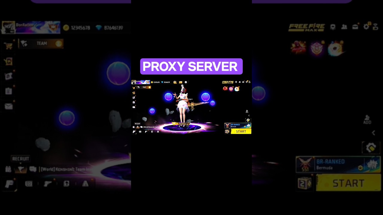 Free Fire Latest Proxy Server Viral😱| proxy server kese download kare🤔 #freefire #freefiremax