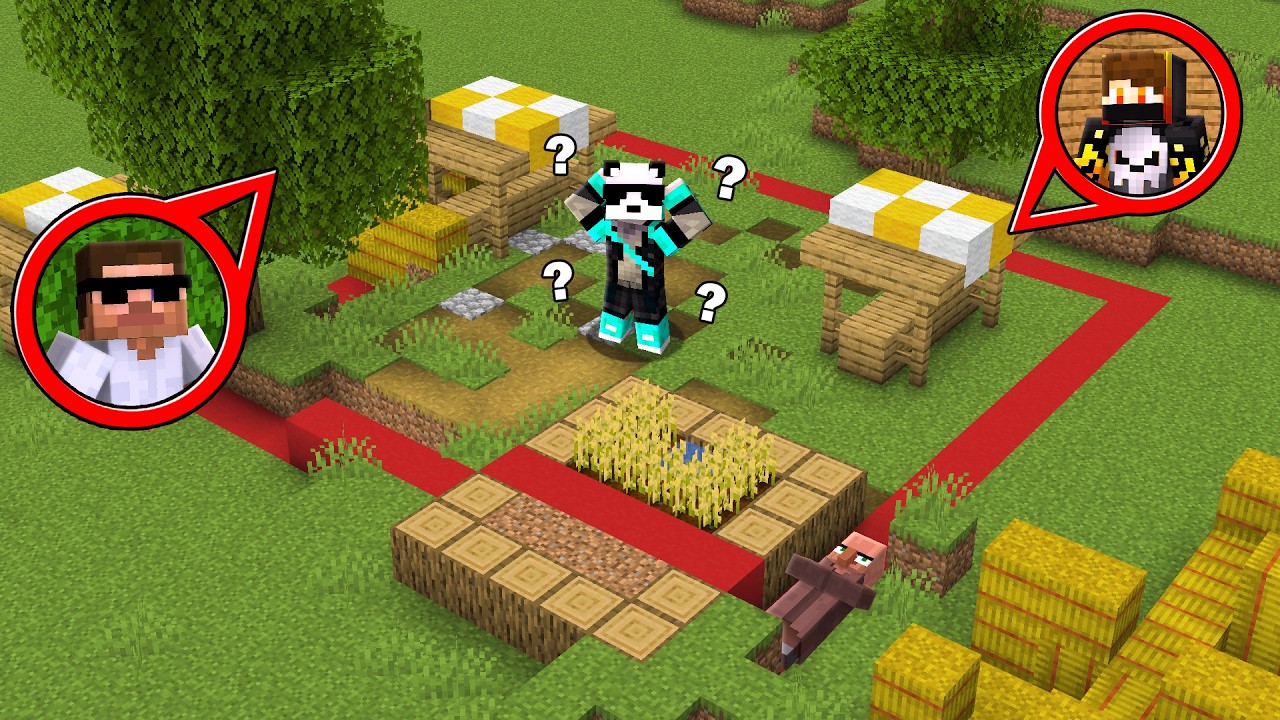 How many Hidden Bases can I hide in this square in Minecraft!