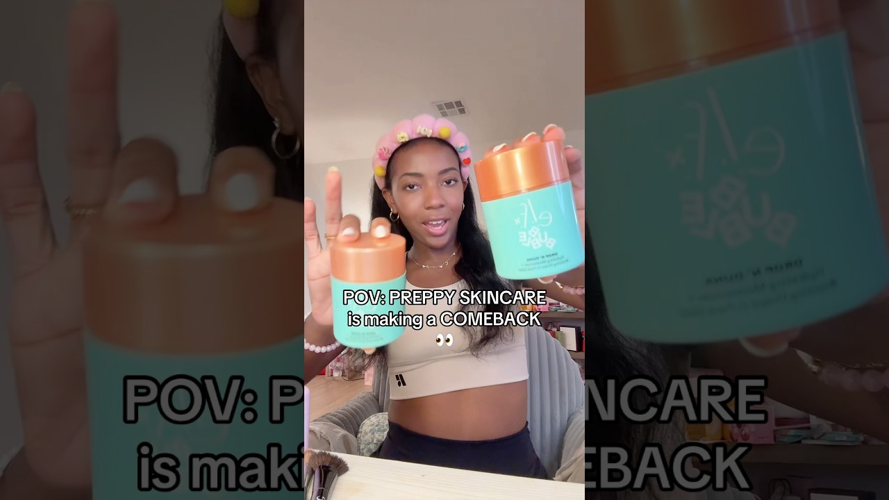 PREPPY SKINCARE IS BACK?! 👀🎀✨ #backtoschool #relatable #freepreppyclip #skincare #beauty