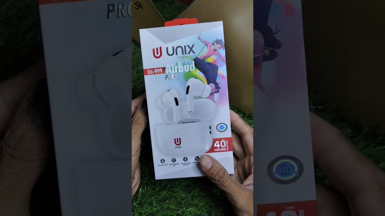 Unix UX999 Airbud Pro 2 Unboxing Unix Ux 999 Pro 2 Quick Review # UnixAirbud #viral #shortvideo