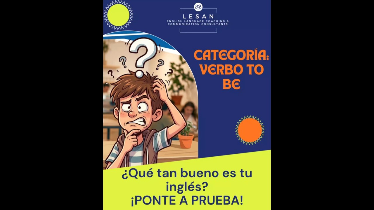 TRIVIA: VERBO TO BE #esl #quiz #trivia #learning #ingles