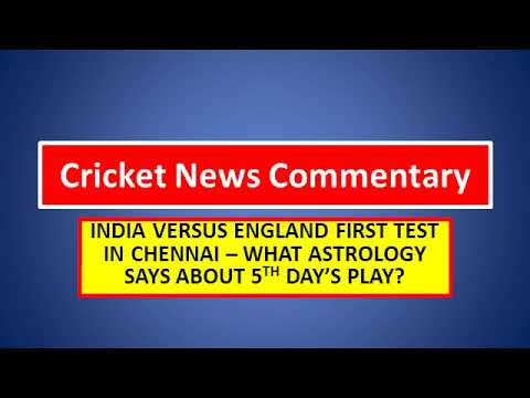 India vs England  1st Test in Chennai - What will happen on the final day 9th February 2021?