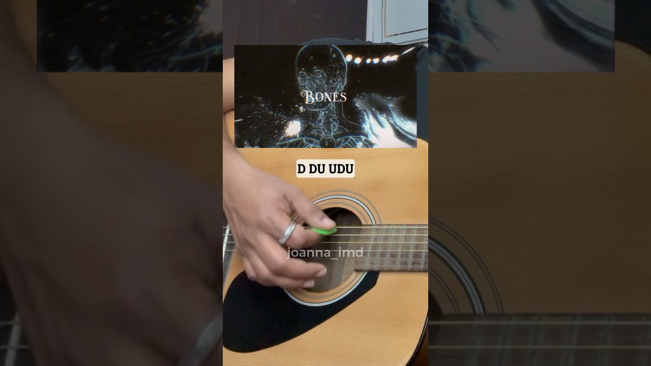 Bones - guitar cover (with Chords) #guitarlessons #guitarcover #guitar #musician