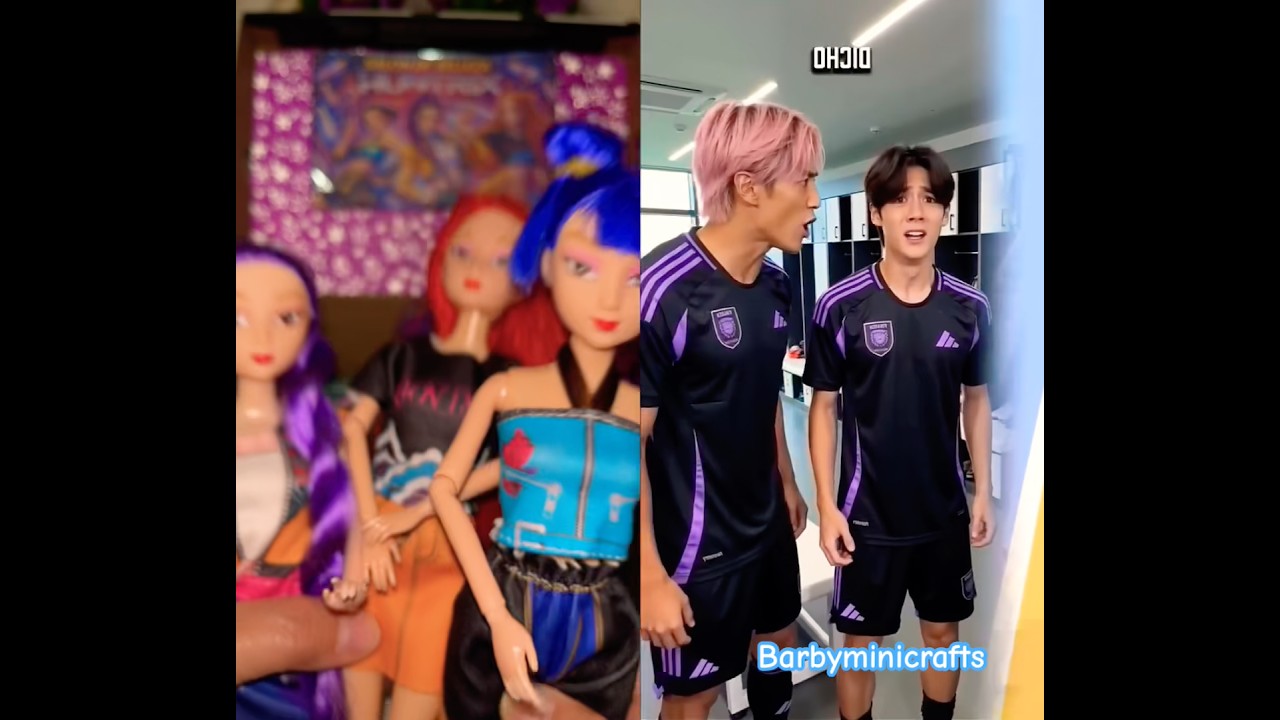 👀👉JINU quiere ser futbolista 😱 #craft #barbie