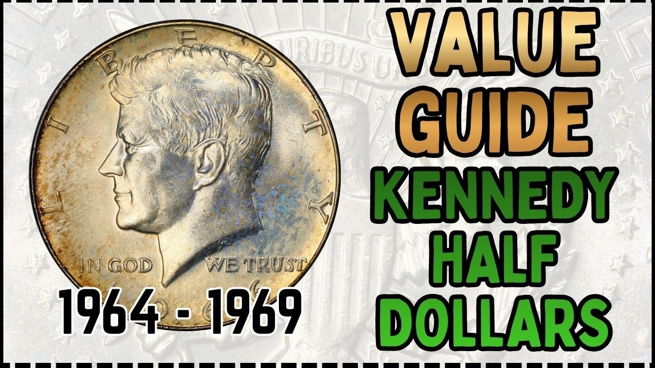 Price Guide for Kennedy Half Dollar Coins (1964 - 1969) [4K]