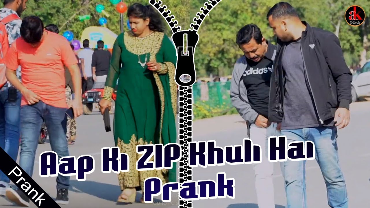 Aap Ki ZIP Khuli Hai - Paint Zip Prank In Public - अखंड चुतियापा - AK Pranks