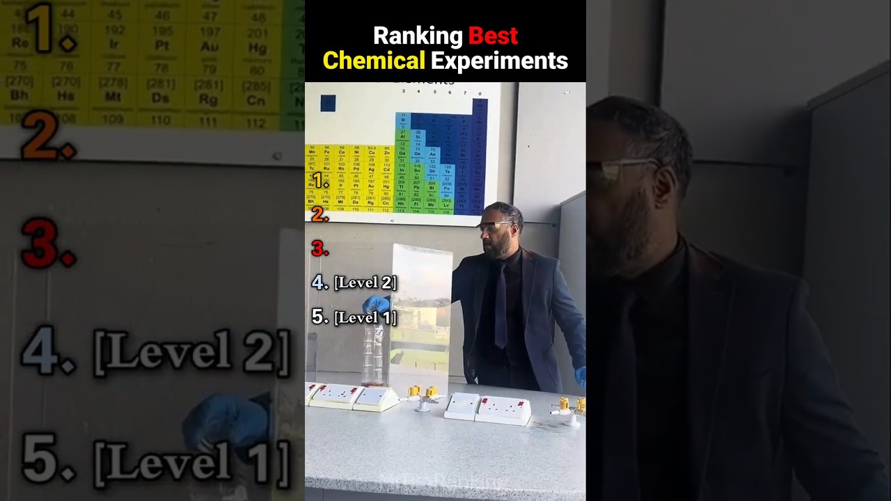 Ranking The Best Chemical Experiments 🤯⚗️