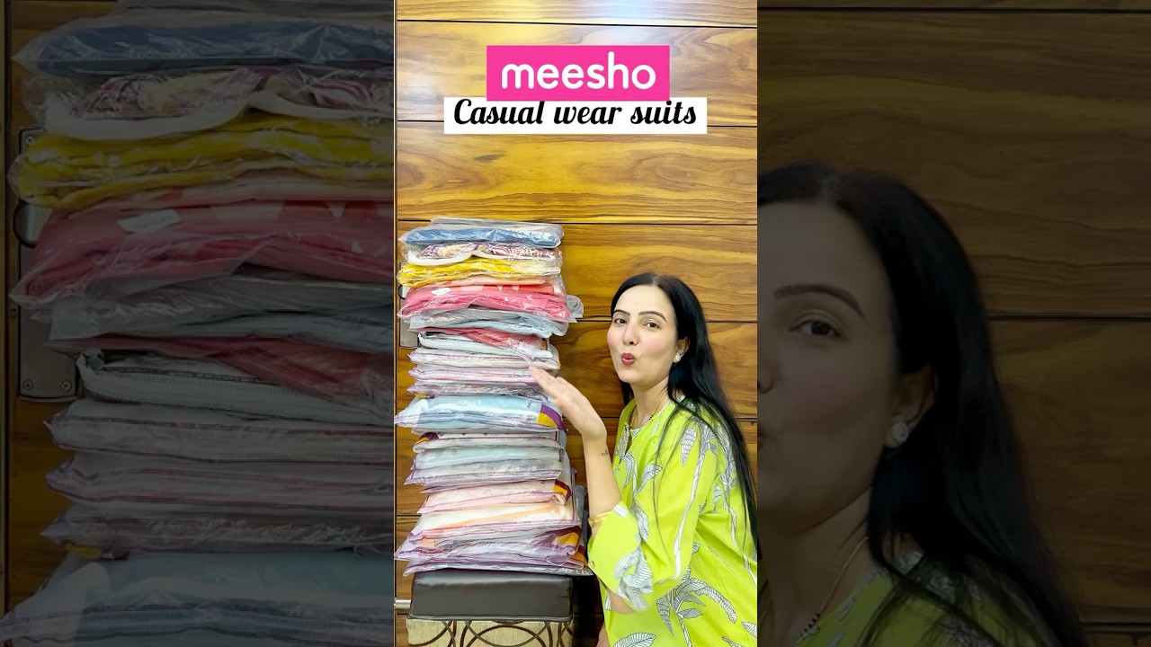 Meesho viral suit’s #fashion #ytshorts #trending #saree #meeshofinds #suits #unboxing