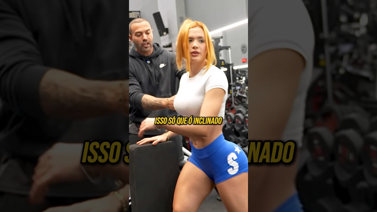 ELA QUERIA FAZER BÚLGARO SEM PESO 🤣 #musculação #academia #humor #treino #bulgaro #luizsalles #fyp