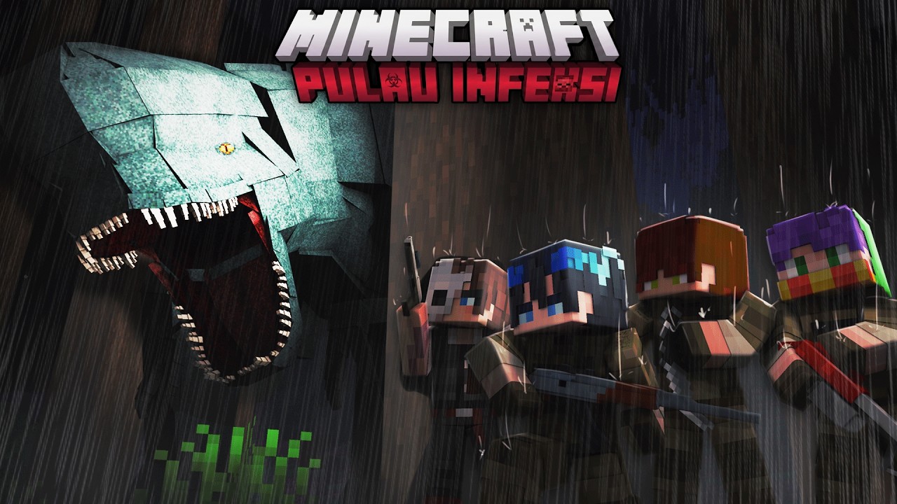 Gw Adain UJIAN Bertahan Hidup Di PULAU INFEKSI Paling HORROR Di Minecraft .. (MEREKA KETAKUTAN)