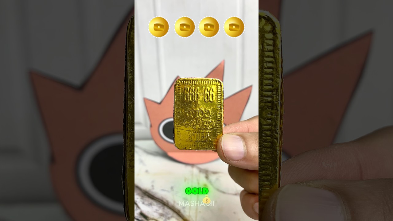 Perfect Gold Chocolate #mukbang #asmr