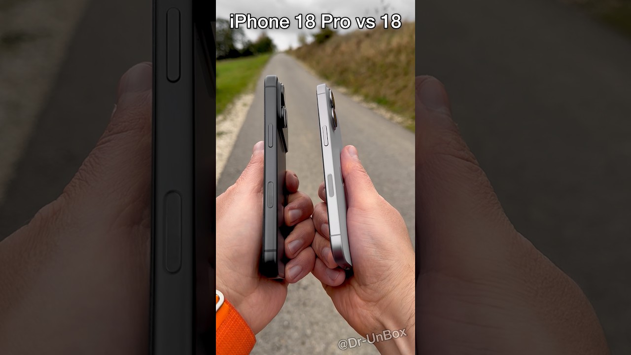 iPhone 18 Pro vs iPhone 18 🔥 #shorts #trending #iphone #iphone18 #iphone18pro #iphone18promax #ios