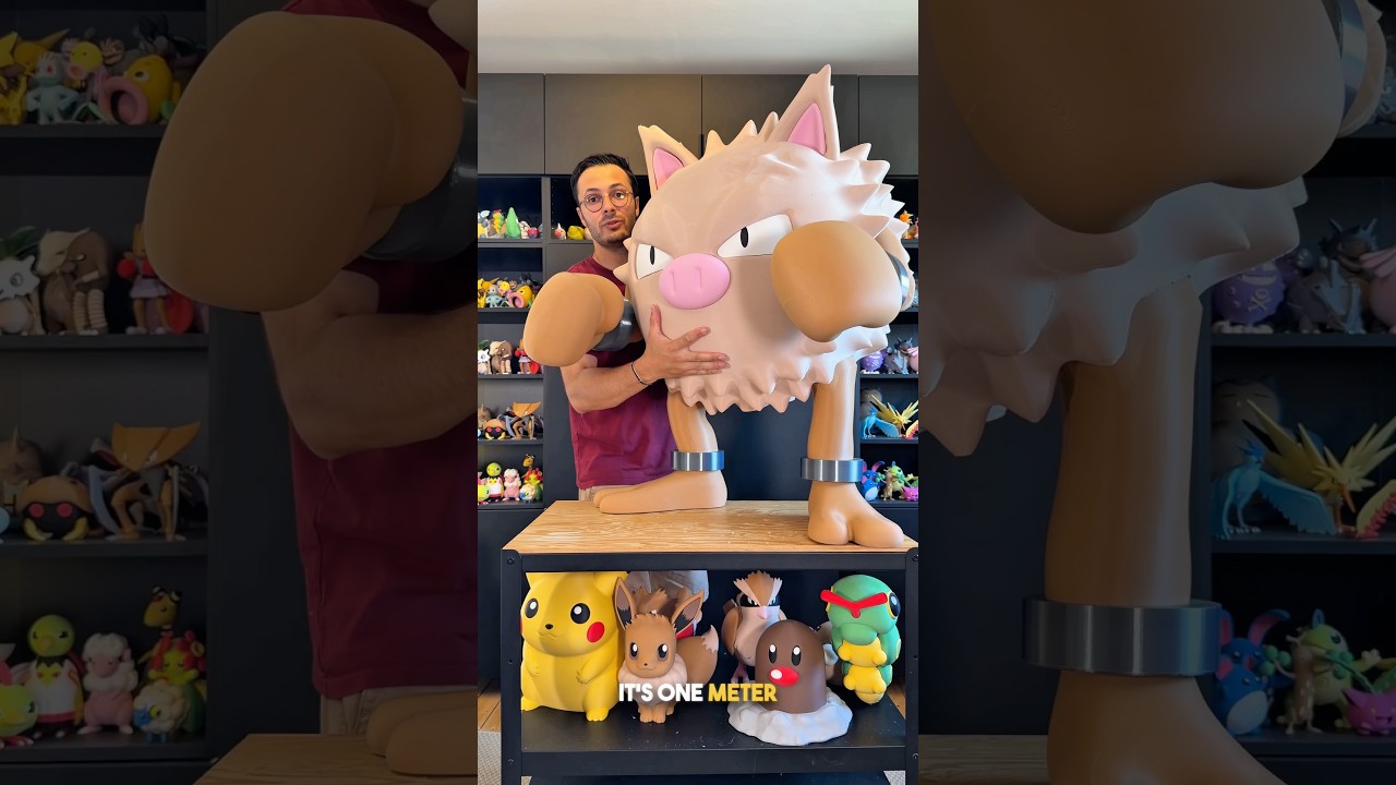 COLOSSINGE !!! 😬😬 #impression3d #pokemon #3dprintable #gaming #jeux #pikachu #diy #3dprinting