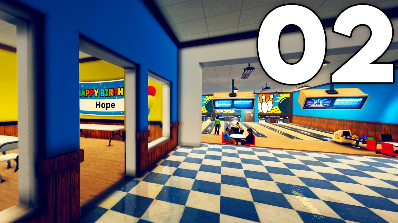 Bowling Alley Simulator - Part 2 - Opening the Party Room!